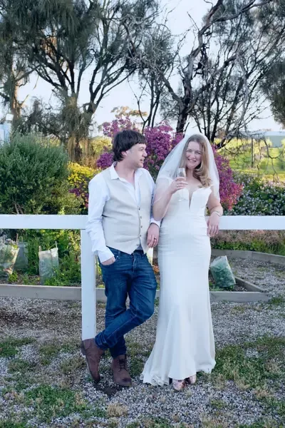 Don and Catherine on their wedding day