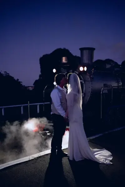 Don and Catherine at dusk