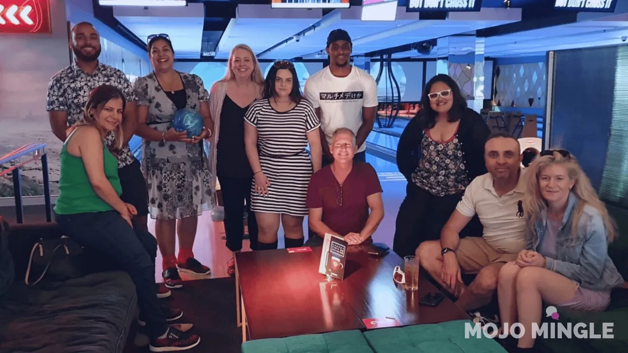 Singles ten-pin bowling night